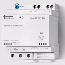 Finder Switch Mode Power Supply, Universel, Universel, 110 - 240 V, 50 / 60 Hz, 68 W, 24 V