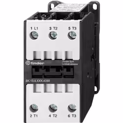 description Contacteur industriel pour rail de support 35 mm, 3 N/O 50 A (400 V - AC 3), matériau de contact AgSnO2, puissanc ...