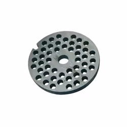 Grille pour hachoir manuel N°10/12 / Diamètre 8 - Grille hachoir à main N°10/12 ref 4015 A - Épaisseur 4 mm - Grille de hacho ...