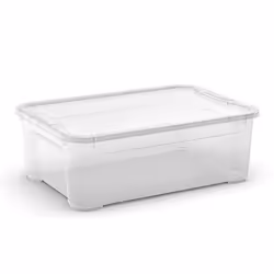 KIS T Box M, Boîte de rangement, Transparent, Rectangulaire, Plastique, Monochromatique, Intérieure, Extérieure