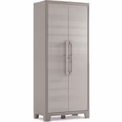 KIS Gulliver, Armoire de rangement, Colonne, Armoire murale, 5 étagères, 2 portes(s), Taupe