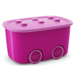 KIS Funny Box Girl Boîte de rangement Rectangulaire Plastique Rose