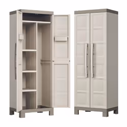 Armoire 2 portes 65 X 45 X 182cm 4 étagères verrouillable KETER Excellence