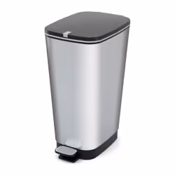 KIS - Chic Poubelle a pédale- 42.5L - Aspect Inox