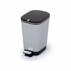 Poubelle a pedale + seau inox 6 l