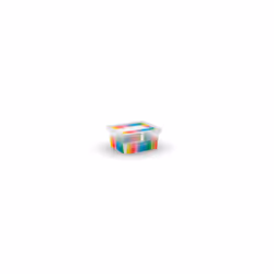 KIS 8013183085896, Boîte de rangement, Multicolore, Rectangulaire, Motif, 2 L, 165 mm