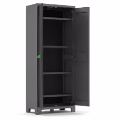 KIS 9760100 0708, Gris, 4 étagères, Colonne, Universel, 2 portes(s), 800 mm