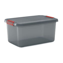 KIS K Latch Box L Boîte de rangement Rectangulaire Plastique Gris, Orange