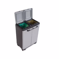 Keter 17206899 poubelle 220 L Carré Polypropylène (PP) Gris