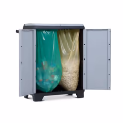 Keter 17206899 poubelle 220 L Carré Polypropylène (PP) Gris - Vue supplémentaire 4