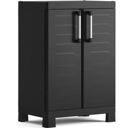 Keter Armoire de Rangement Basse Detroit Noir Casier de Stockage Organisateu 440918
