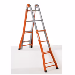 GIERRE Peppina Echelle télescopique Gris, Orange