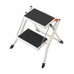 GIERRE Minisgá marchepied Acier Noir, Blanc
