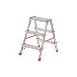 Gierre - Tabouret double marchepied Stylo avec 2 marches + surface d&39appui en aluminium