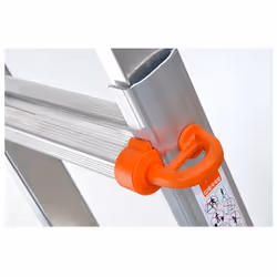 GIERRE Peppina Echelle télescopique Aluminium, Orange - Vue supplémentaire 5