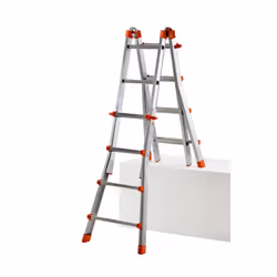GIERRE PEPPina Echelle pliante Aluminium, Orange
