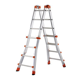 GIERRE Peppina Echelle télescopique Aluminium, Orange