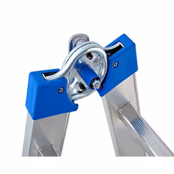GIERRE AL070 échelle Echelle pliante Aluminium, Noir, Bleu