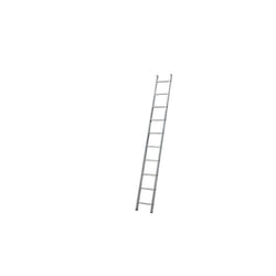 Echelle aluminium simple e'le'ment 10 marches h 283 cm barreaux section carre'e et pied montant infe'rieur