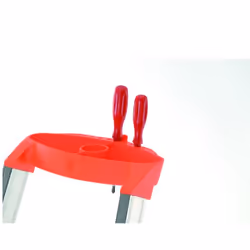 GIERRE Stabila Echelle à marches Aluminium, Orange