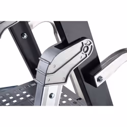 GIERRE AL757 échelle Echelle pliante Aluminium, Noir
