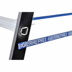 GIERRE AL757 échelle Echelle pliante Aluminium, Noir - Vue supplémentaire 6