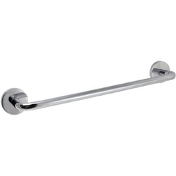 Porte-serviette TUBINA en laiton chromé - 49 x 8 x h6 cm - avec adhésif 3M