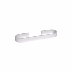 Présentation Porte-serviette MATERIA en aluminium brillant Dimensions : L60 x l7,6 x h3 cm Avec adhésif 3M Blanc Koh-I-Noor