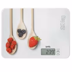 Laica KS5020 escabeaux de cuisine Multicolore, Blanc Comptoir Rectangle Balance de ménage électronique