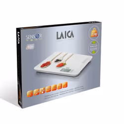 Laica KS5020 escabeaux de cuisine Multicolore, Blanc Comptoir Rectangle Balance de ménage électronique