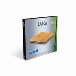 Laica PS1067, Pèse-personne électronique, 150 kg, 100 g, Bois, kg/lb, Carré