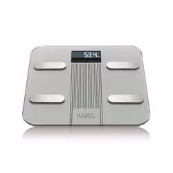 Laica PS7005 balance Rectangle Gris, Acier inoxydable Pèse-personne électronique
