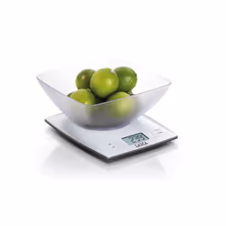 Laica KS1313, Balance de ménage électronique, 3 kg, 1 g, Transparent, Blanc, Comptoir, Rectangle