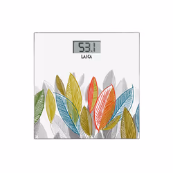 Laica PS1076, Pèse-personne électronique, 180 kg, 100 g, Multicolore, Blanc, g, kg, lb, ST, Carré