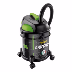 LAVOR Rudy 1200 S, 1200 W, Aspirateur sans sac, Sec&humide, Combiné, 20 L, Tissu, mousse