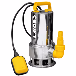 Lavorwash EDS-M 15000, Acier inoxydable, Jaune, Métal, 15000 l/h, 8 m, 9,5 m, 1100 W