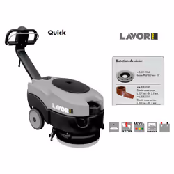Lavor Pro - Autolaveuse compacte 460 mm 370W - Quick 36E - Idéale pour travailler dans les zones fortement congestionnées com ...