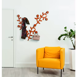 Foppapedretti Appendialbero porte-manteaux Mural 3 crochet(s) Bois - Vue supplémentaire 4