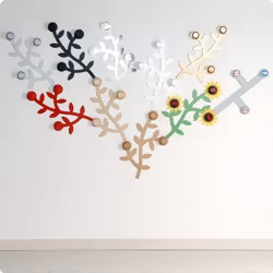 Foppapedretti Appendialbero porte-manteaux Mural 3 crochet(s) Wenge - Vue supplémentaire 4