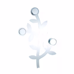Foppapedretti Appendialbero, Mural, Plastique, Poly(méthyl méthacrylate) (PMMA), 3 crochet(s), Miroir, Acrylonitrile-Butadièn ...