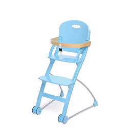 Foppapedretti Lu-Lu, Chaise haute multifonctionnelle, Siège rigide, Bleu, Monochromatique, 2 points, Garçon/Fille