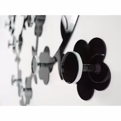 Foppapedretti Appendifiore porte-manteaux Mural 2 crochet(s) Noir