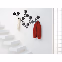 Foppapedretti Appendifiore porte-manteaux Mural 2 crochet(s) Rouge