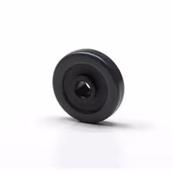 Foppapedretti 7010112300 roulette de meuble Noir Caoutchouc 4 pièce(s)