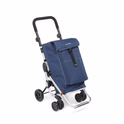 Foppapedretti Go Up, Valise à roulettes, Aluminium, Noir, Bleu, Aluminium, Tissu, Caoutchouc, Mousse thermique, Monochromatiq ...