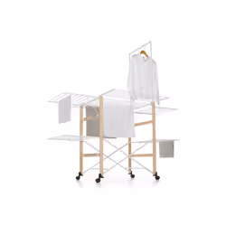 Foppapedretti SuperGulliver, Séchoir à linge, Aluminium, Bois, Naturel, 35 m, 1220 mm, 1740 mm