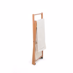 Foppapedretti Angel panier à linge 44 L Rectangulaire Hêtre, Coton, Plastique, Contre-plaqué Beige, Noir, Noyer - Vue supplémentaire 2
