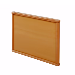 Foppapedretti Morfeo Plateau petit déjeuner Rectangle Noyer, Noir - Vue supplémentaire 5