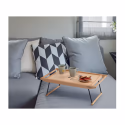 Foppapedretti Breakfast Plateau petit déjeuner Rectangle Noir, Bois - Vue supplémentaire 4