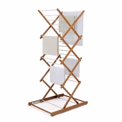 Foppapedretti Stendipiù Séchoir à linge Noyer, Blanc